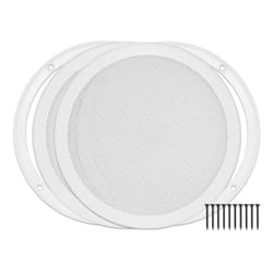 Reliable Hardware Company RH-4002-8-2-A White Surface Mount 8-3/8"""" Speaker Covers  Pair