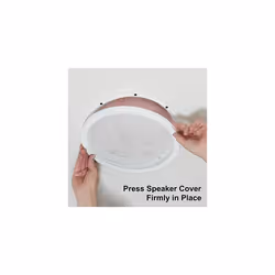 Reliable Hardware Company RH-4002-8-2-A White Surface Mount 8-3/8"""" Speaker Covers  Pair