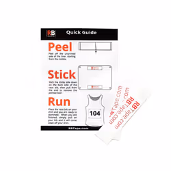 Race Bib Tape Use Instead of Safety Pins  36 Count