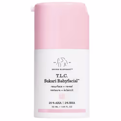 Drunk Elephant T.L.C. Sukari Babyfacial - AHA/BHA Exfoliator and Facial Cleanser - 1.69 Ounces