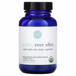 Ora, Appley Ever After, Organic Apple Cider Vinegar Supplement, 500 mg , 60 Organic Tablets