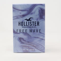 Hollister Free Wave Eau De Toilette For Him Spray For Men 1.0oz / 30ml
