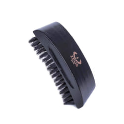ZEUS Premium Hair Brush  Men's Grooming Beard & Hair Brush  Beech Wood & 100% Boar Bristle (Palm Brush)