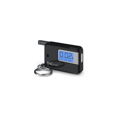 Go Keychain Breathalyser (Black), Ultra-Portable Pocket Keyring Alcohol Tester for Personal Use