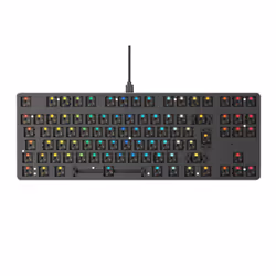 Glorious Gaming The Glorious GMMK-TKL, Full-size (100%), Wired, USB, RGB LED, Black