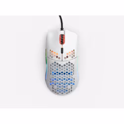Glorious Gaming Model O Wired Gaming Mouse - 67g Superlight Honeycomb Design, RGB, Pixart 3360 Sensor, Omron Switches, Ambidextrous - Matte White