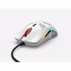 Glorious Gaming Model O, Right-hand, Optical, USB Type-A, 12000 DPI, White