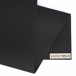 JadeYoga Harmony yoga mat Rubber Black