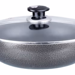 Brentwood Appliances Nonstick Aluminum Wok with Lid (10-Inch) Normal Black