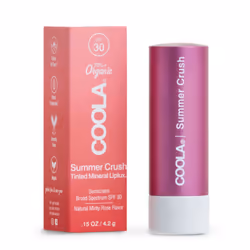 Coola LLC COMLL4SUCR, Lip balm, Pink, Women, Summer Crush, Titanium Dioxide 3.6%, Zinc Oxide 3.0% Acacia Decurrens Flower Wax ...