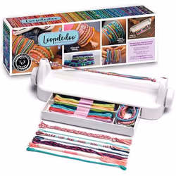 Ann Williams Loopdedoo Friendship Bracelet Maker Kit, Children's knitting set, 8 yr(s), Multicolour, 2 pc(s)