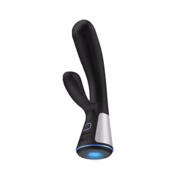 Kiiroo Fuse, Rabbit vibrator, Clitoral stimulation, G-Point stimulation, Vaginal stimulation, Black, Acrylonitrile butadiene ...