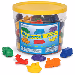 Learning Resources Mini Motors Counters, set 0f 72