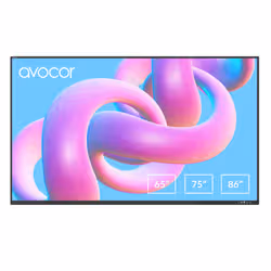 Avocor AVS-8610E interactive whiteboard 2.18 m (86") 3840 x 2160 pixels Touchscreen Black USB / RF Wireless - Additional view 4