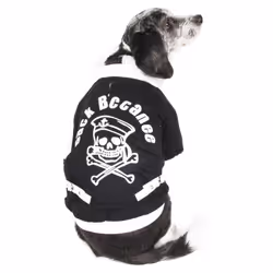 Petlife 34BKMD, Dog, Coat, M, Black, White, Cotton, Fabric, Any breed