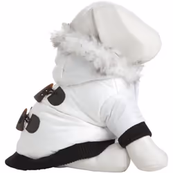 Petlife 3WHMD, Dog, Parka, M, Black, White, Fabric, Any breed