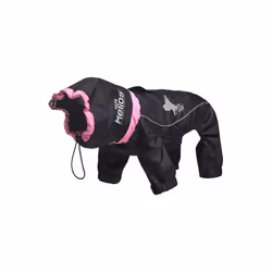 Command JKHL8BKSM Weather - King Ultimate Windproof Full Bodied Pet Jacket, Small & Black