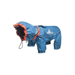 Command JKHL8BLLG Weather - King Ultimate Windproof Full Bodied Pet Jacket, Large - Blue