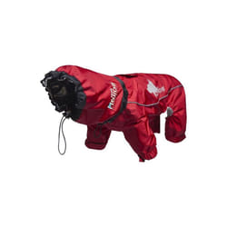 Command JKHL8RDLG Weather - King Ultimate Windproof Full Bodied Pet Jacket, Large - Red