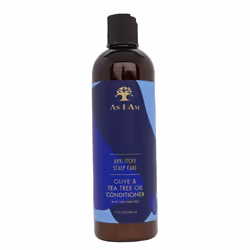 As I Am Dry & Itchy Scalp Care Conditioner - 12 ounce - Enriched with Zinc Pyrithione, Olive Oil, and Tea Tree Oil - Fights D ...