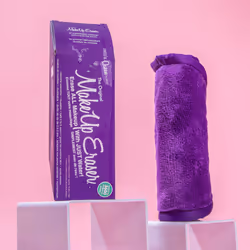 MakeUp Eraser Queen Purple, Makeup remover cloth, Purple, Polyester, Unisex, Universal skin, Exfoliation