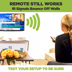 HIDEit Mounts Uni-XS Mount - Patented in 2018  Made from Steel Adjustable Extra Small Device  Hide Your Cable TV Box  Modems  Satellite Receivers  Str