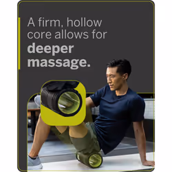 Grid Foam Roller - Multi-Density Exterior, Rigid Core - Trusted by Therapists and Athletes - Standard Density, Includes Online Instructional Videos,