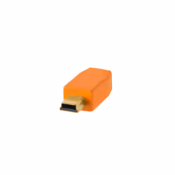 Tether Tools CU5451 USB cable USB 2.0 4.6 m USB A Mini-USB B Orange