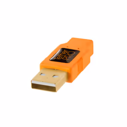 Tether Tools CU5451 USB cable USB 2.0 4.6 m USB A Mini-USB B Orange - Additional view 4