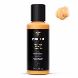 PHILIP B. Forever Shine with Megabounce Shampoo 2 oz - Volumizing Cleanser With Notes of Pure Oud Leaves Hair Smooth & Glossy ...