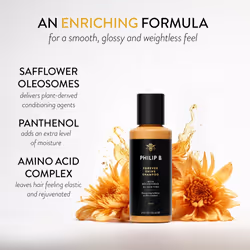 PHILIP B. Forever Shine with Megabounce Shampoo 2 oz - Volumizing Cleanser With Notes of Pure Oud Leaves Hair Smooth & Glossy  Reduces Frizz
