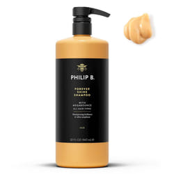 PHILIP B Forever Shine with Megabounce Shampoo 32 oz  Volumizing Cleanser With Notes of Pure Oud Leaves Hair Smooth  Glossy