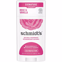 Schmidt's Rose and Vanilla Natural Deodorant Stick for Odour Protection and Wetness Relief 75 g