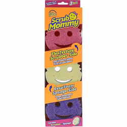 Scrub Daddy Scrub Mommy - Scratch-Free Multipurpose Dish Sponge - BPA Free & Made with Polymer Foam - Stain & Odor Resistant ...