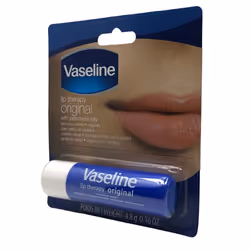 Vaseline Lip Therapy Original | Lip Balm with Petroleum Jelly for Providing Your Lips with Ultimate Hydration and Essential Moisture to Treat Chapped,