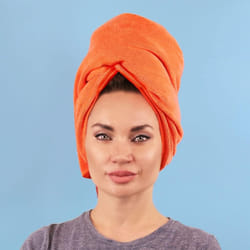 Sleeke Microfiber Hair Drying Towel  Coral Quick Drying Hair Towel Reduces frizz Super Absorbent