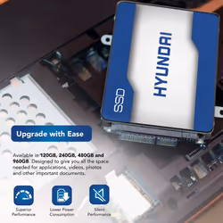 HYUNDAI SSD Plus 240GB Internal SSD - SATA III  2.5""/7mm  Up to 550 MB/s - C2S3T/240G