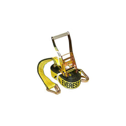 Premium Ratchet Tie Down â 1 PK â 2 IN â 27 FT â 3333 LBS Working Load â 10000 LBS Break Strength â Double J Hook â Cargo Straps Perfect
