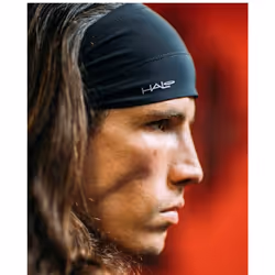Halo Headband Bandit - Wide Pullover Sweatband for Both Men and Women  Black