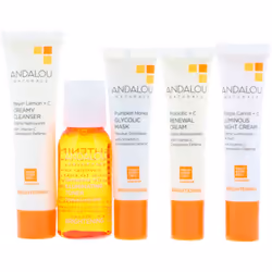 Andalou Naturals, Get Started Brightening, Skin Care Essentials, 5 Piece Kit