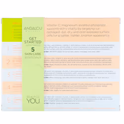 Andalou Naturals, Get Started Brightening, Skin Care Essentials, 5 Piece Kit