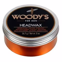 Woody's HeadWax, Hair wax, 56.7 g, Men, Curly hair, Unruly hair, Tin can, Nourishing