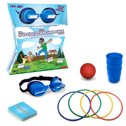 Vango The UpsideDownChallenge Game for Family & Kids - Complete Fun Challenges with Upside Down Goggles - Hilarious Fun Game for Game Night & Parties