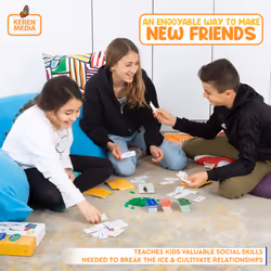 Link Alike Social Skills Game for Kids  a Fun Therapy Game Ice Breaker Social Emotional Learning Activity | Using Creativity  Open Communica