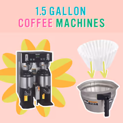 Drink Katy's Extra Large Coffee Filters (13 Inch x 5 Inch) Premium  Big  Tall Filters for Bunn 1.5 to 3 Gallon Commercial Coffee & Tea Machines  Proud