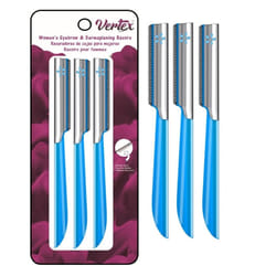 Womens Facial Razor Hair Removal - Dermaplaning Tool Peach Fuzz Remover Shaver Trimmer Women Remove Fine Hair Blue Eyebrow Razors Dermaplane Face