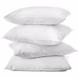 Hudson Comfort 16x16 Pillow Protectors 4 Pack - 100% Waterproof  Prevents Feathers from Popping  European Square Zippered Pil ...
