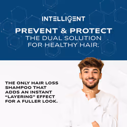 Intelligent Super Volumizing Hair Loss Shampoo - Strengthens Weakened Hair and Maximizes Volume | 10 fl oz 290 ml