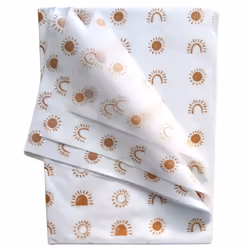 Sunshine Boho Rainbow Tissue Paper for Packaging Small Business (25 Pack) Boho Wrapping Paper Printed Pastel Tissue Paper Bul ...