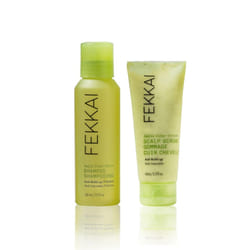Fekkai Apple Cider Detox Scrub 2 oz  Vegan Shampoo 2 oz  Sulfate  Paraben  PhthalateFree